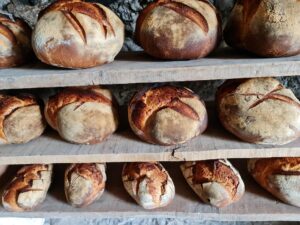 pain à l'ancienne cuit au fournil du chat, hôtel restaurant la source en Savoie